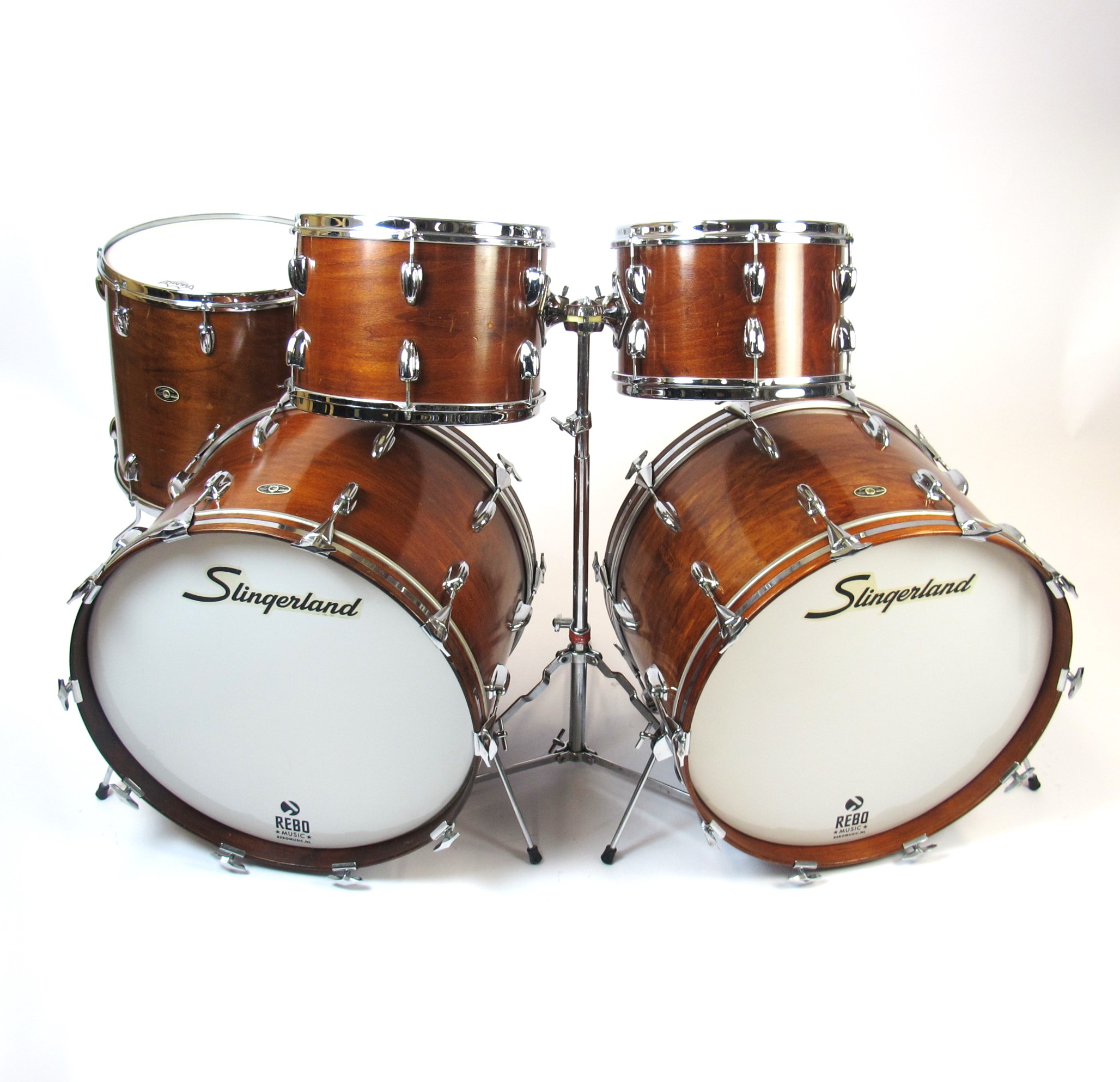 Slingerland The "Duet" Outfit Mahogany 3ply