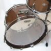 ASBA Altuglas Acryl Brown Double Bassdrum