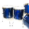 Ludwig Evolution Maple 6-piece Shell Pack 22" - Transparent Blue