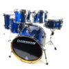 Ludwig Evolution Maple 6-piece Shell Pack 22" - Transparent Blue