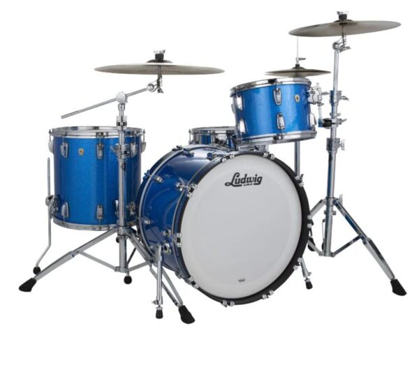 Ludwig Classic Maple Fab Blue Sparkle Standard Rock II