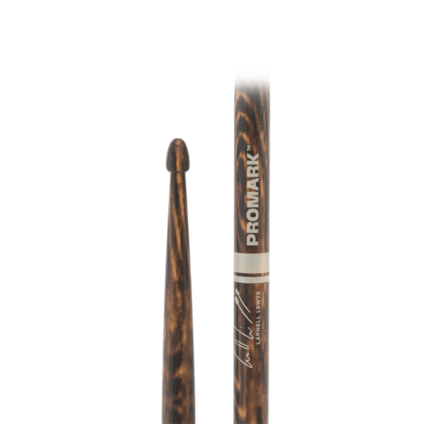 ProMark Signature Series RBLLW-FG Larnell Lewis Signature FireGrain Hickory Drumstick, Wood Tip