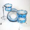 Ludwig Vistalite 50th Anniversary FAB Shell Pack – Blue / Clear / Blue