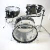 Ludwig Vistalite 50th Anniversary FAB Shell Pack – Smoke / Clear Pattern E