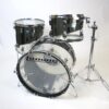 Ludwig Vistalite 50th Anniversary FAB Shell Pack – Smoke / Clear Pattern E