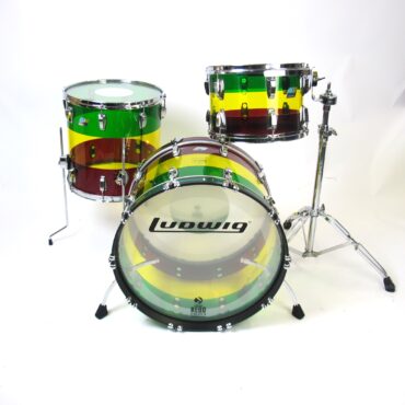 Ludwig Vistalite Limited Edition Fab Island Sunset Shellpack