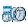 Ludwig Vistalite 50th Anniversary FAB Shell Pack – Blue Clear Blue L94233LXE9WC