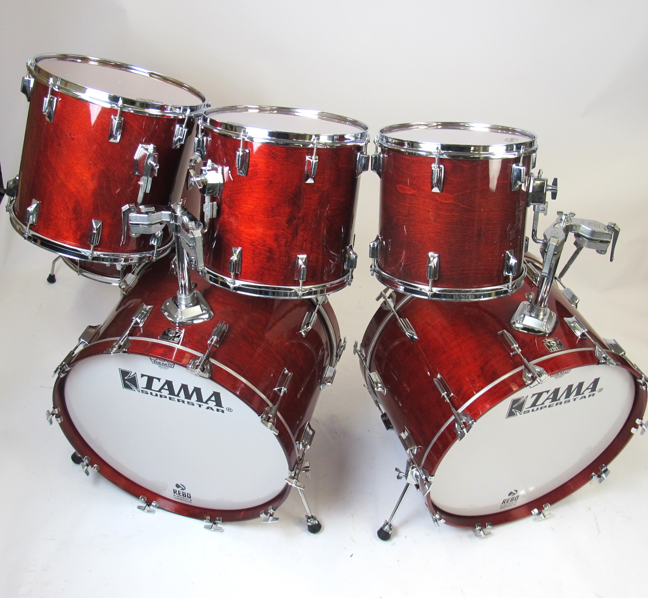 Tama Superstar X-tras Double Bassdrum Cherry Wine 24"