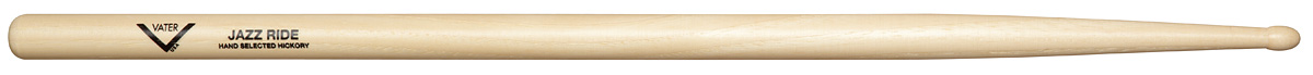 Vater VHJZRW American Hickory Jazz Ride Wood Tip Drumsticks