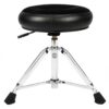 ROC-N-SOC RS-NRR Retro drum seat complete, black, wnitrogas lift stool round seat