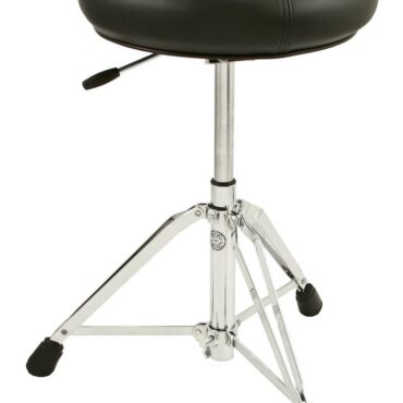 ROC-N-SOC RS-NRR Retro drum seat complete, black, wnitrogas lift stool round seat