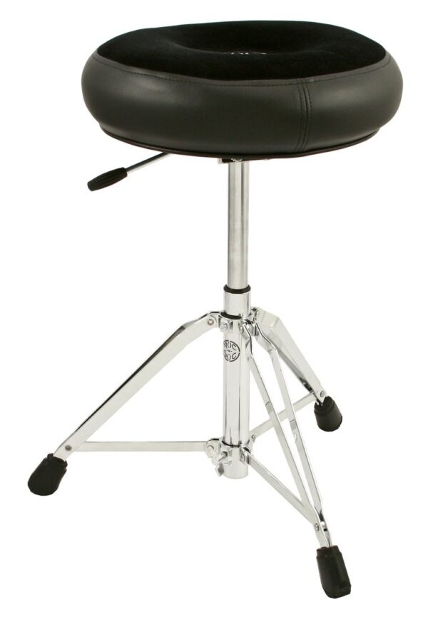 ROC-N-SOC RS-NRR Retro drum seat complete, black, wnitrogas lift stool round seat